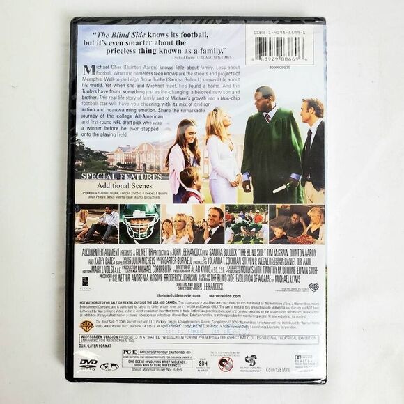 The Blind Side (DVD, 2009) Sandra Bullock – True Story Football Drama - Picture 2 of 2